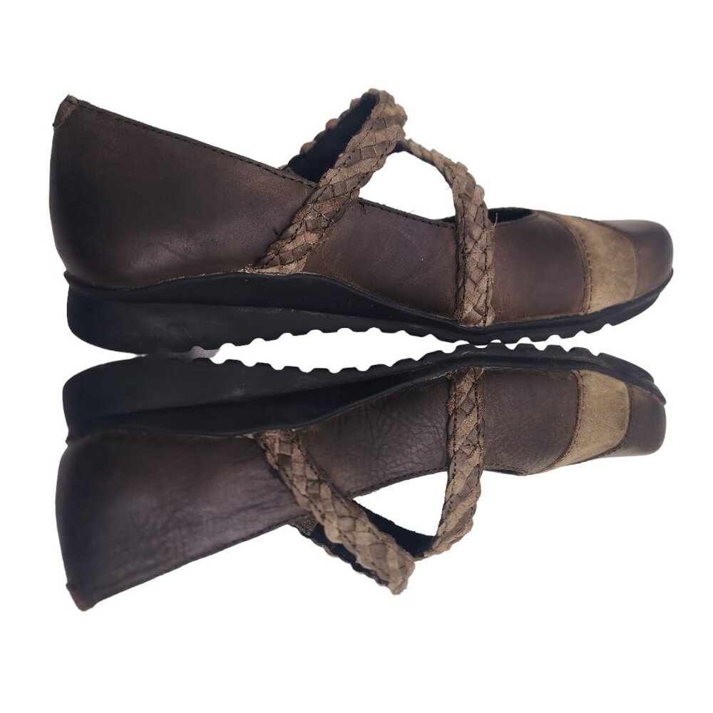 Aetrex Ada Comfort Leather Mary Jane Shoes Women's Size 7 - Picture 7 of 12